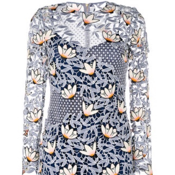 Self Portrait Patchwork Mini Dress
size 10 - Picture 2 of 4